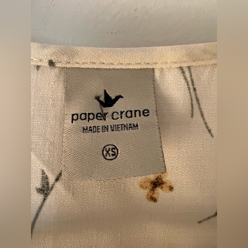 Paper Crane boho tiered blouse XS - Picture 5 of 5